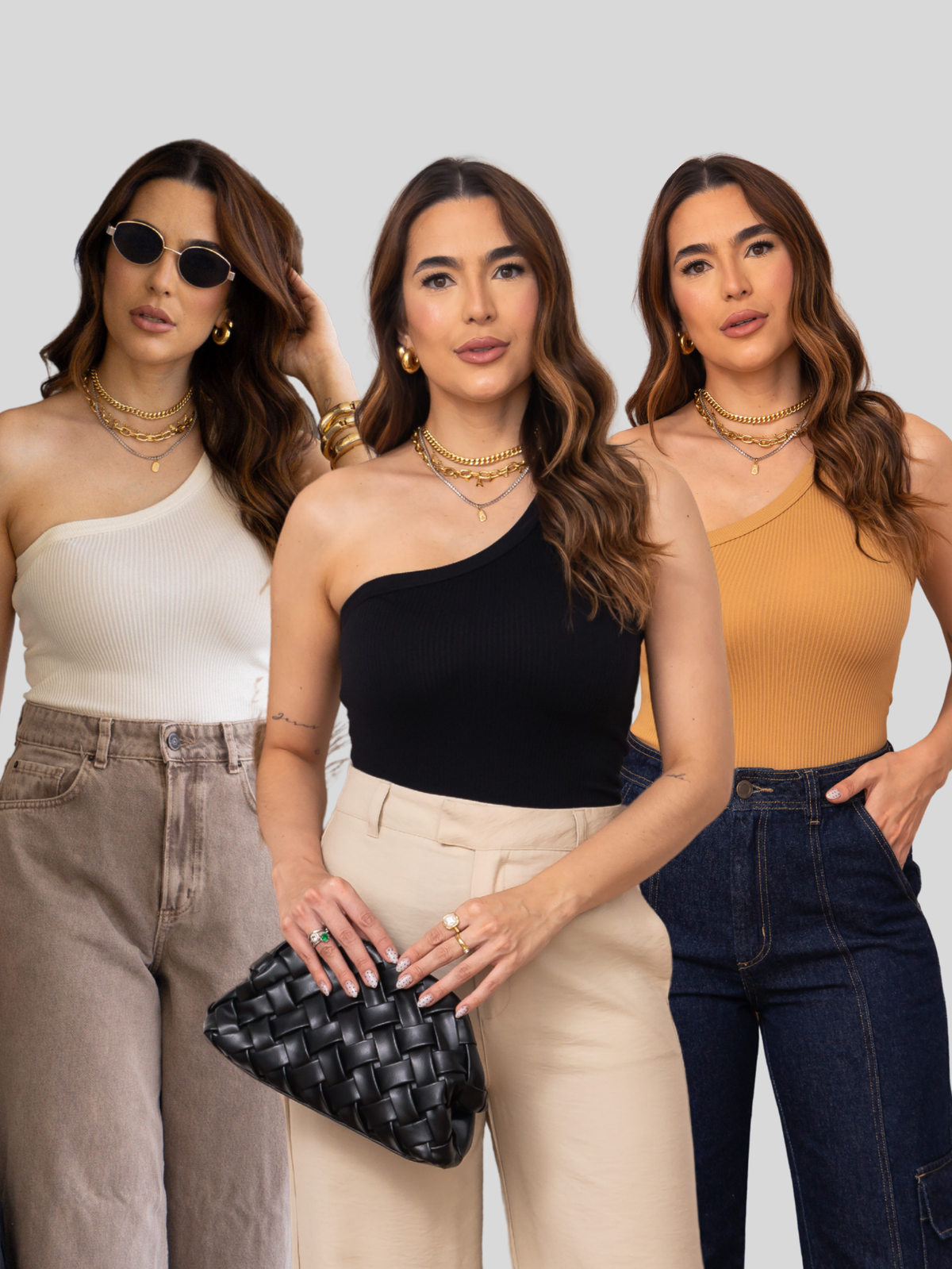 Kit 3 Blusa Mula Manca Canelada