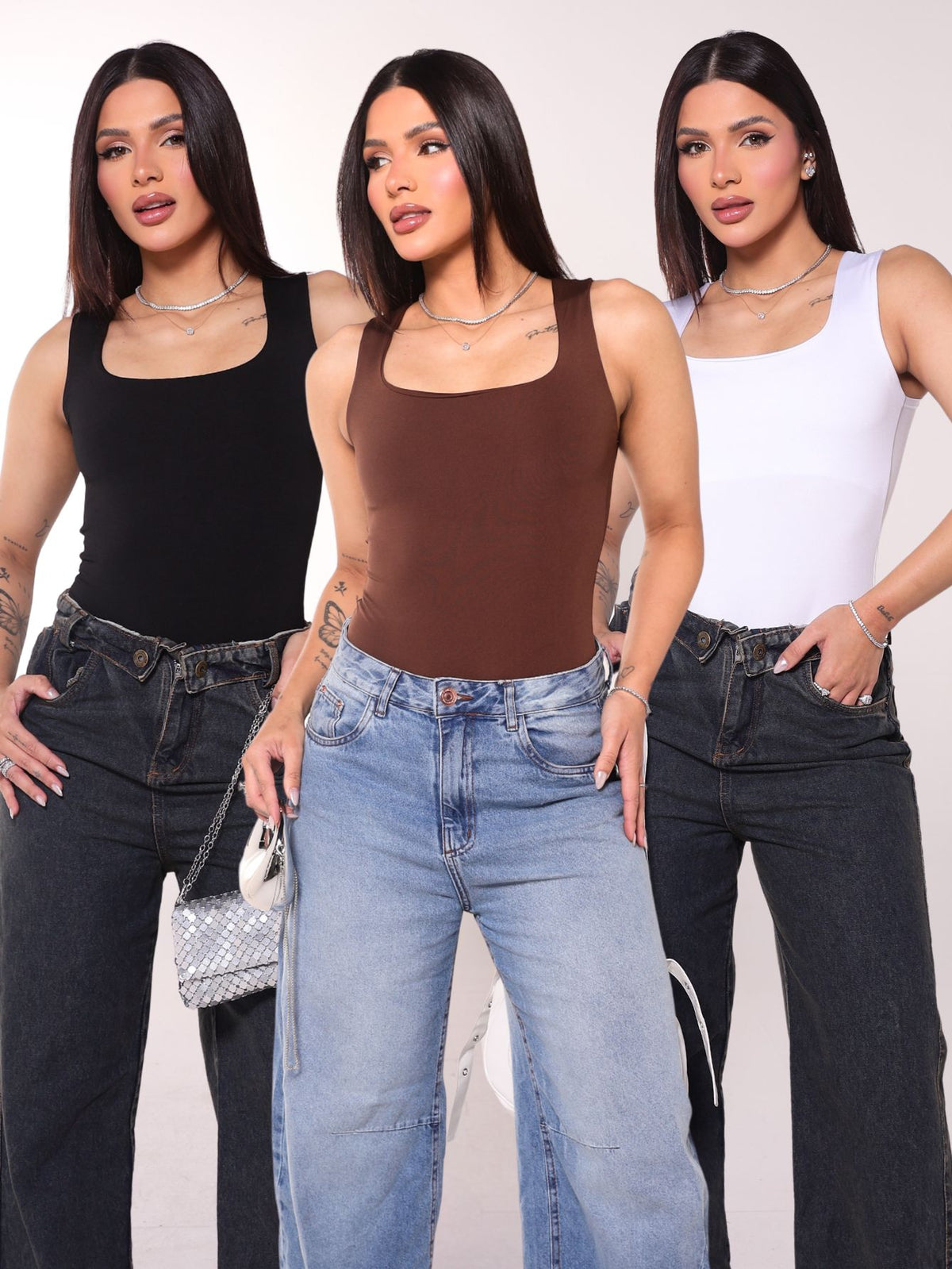 Kit Body 3 Quadrado Feminino