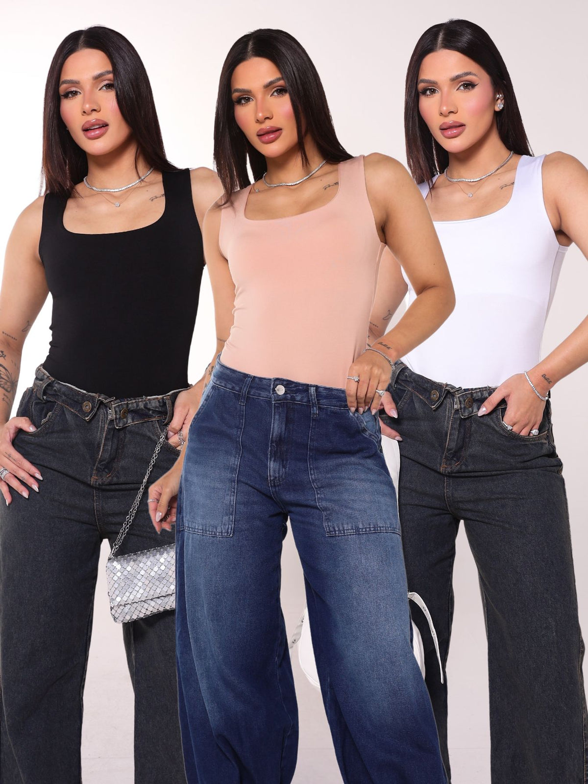Kit Body 3 Quadrado Feminino