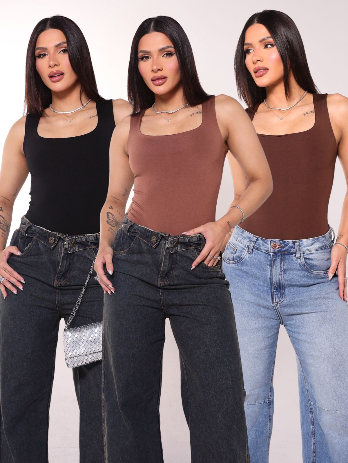 Kit Body 3 Quadrado Feminino