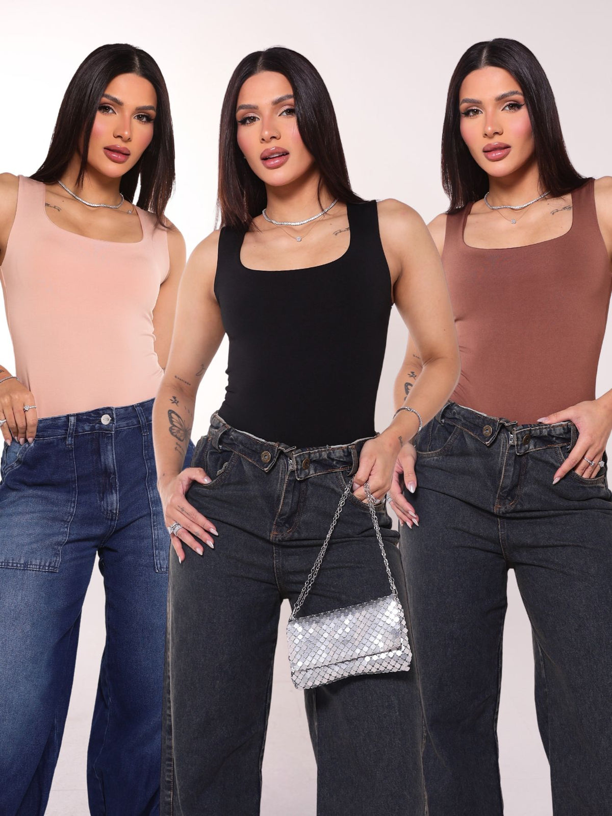 Kit Body 3 Quadrado Feminino