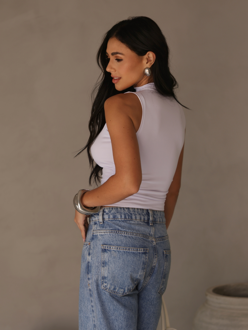 Blusa Feminina Gola Reta