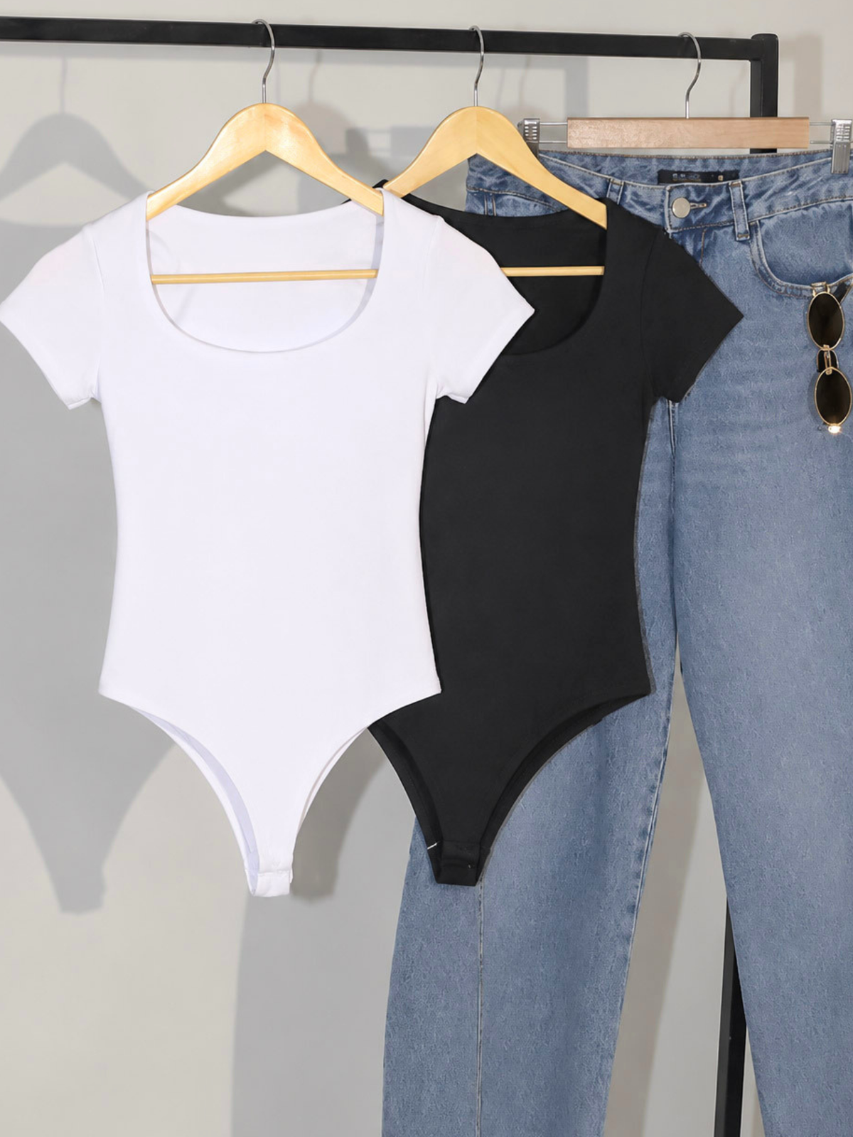 Kit 2 Body Manguinha Feminino