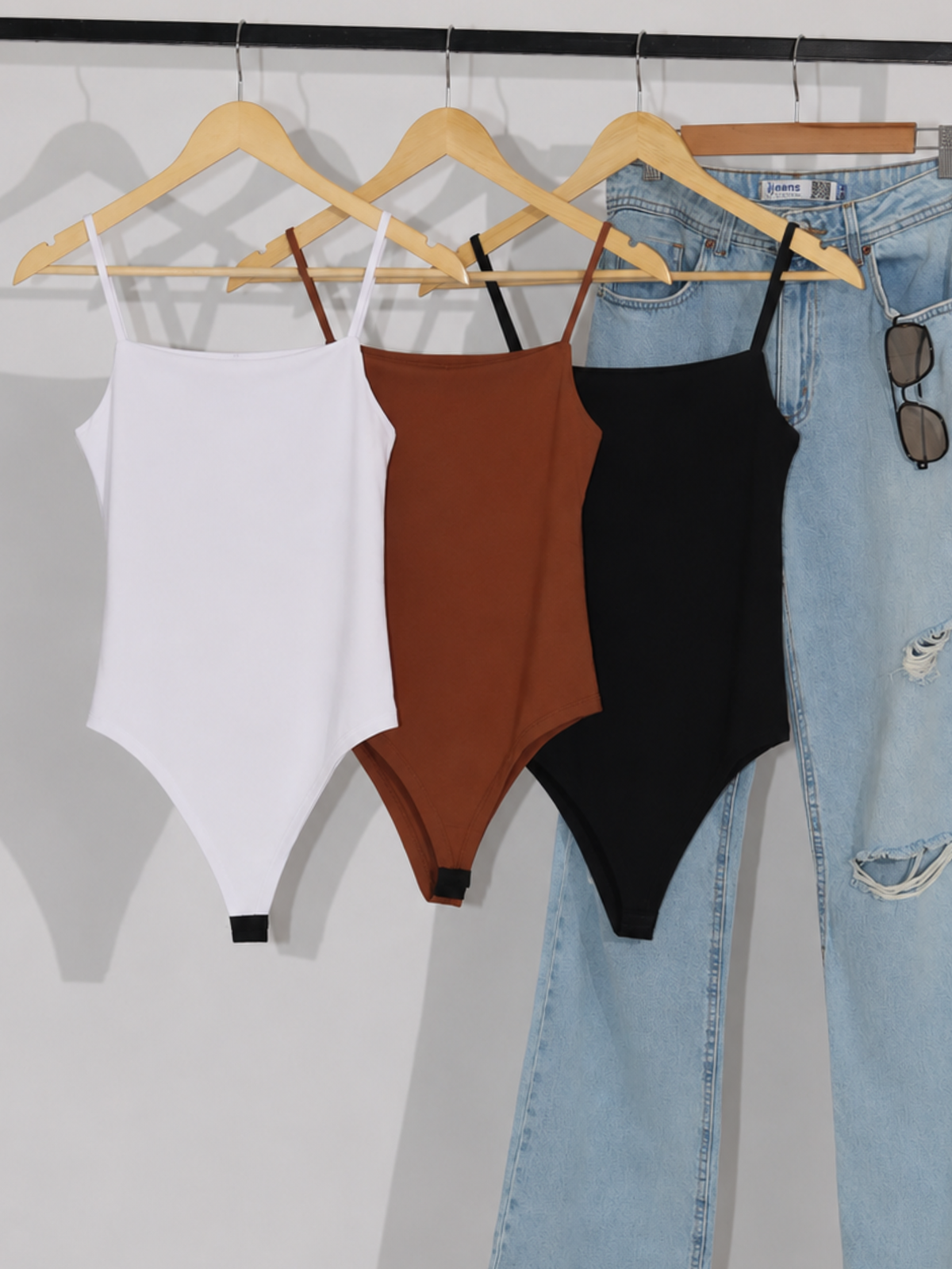 Kit 3 Body Alça Fina Feminino