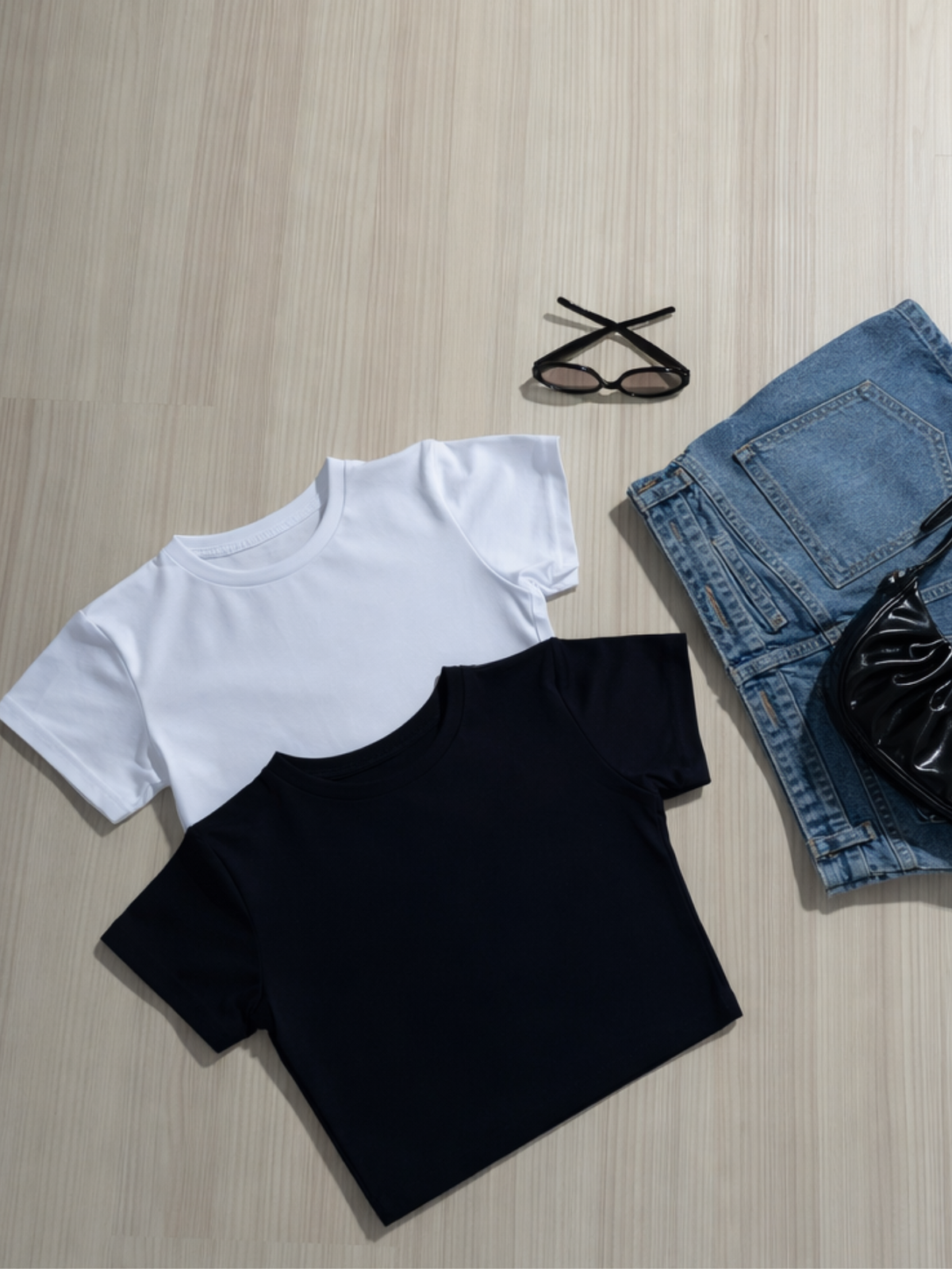 Kit 2 Blusa Curta Feminina