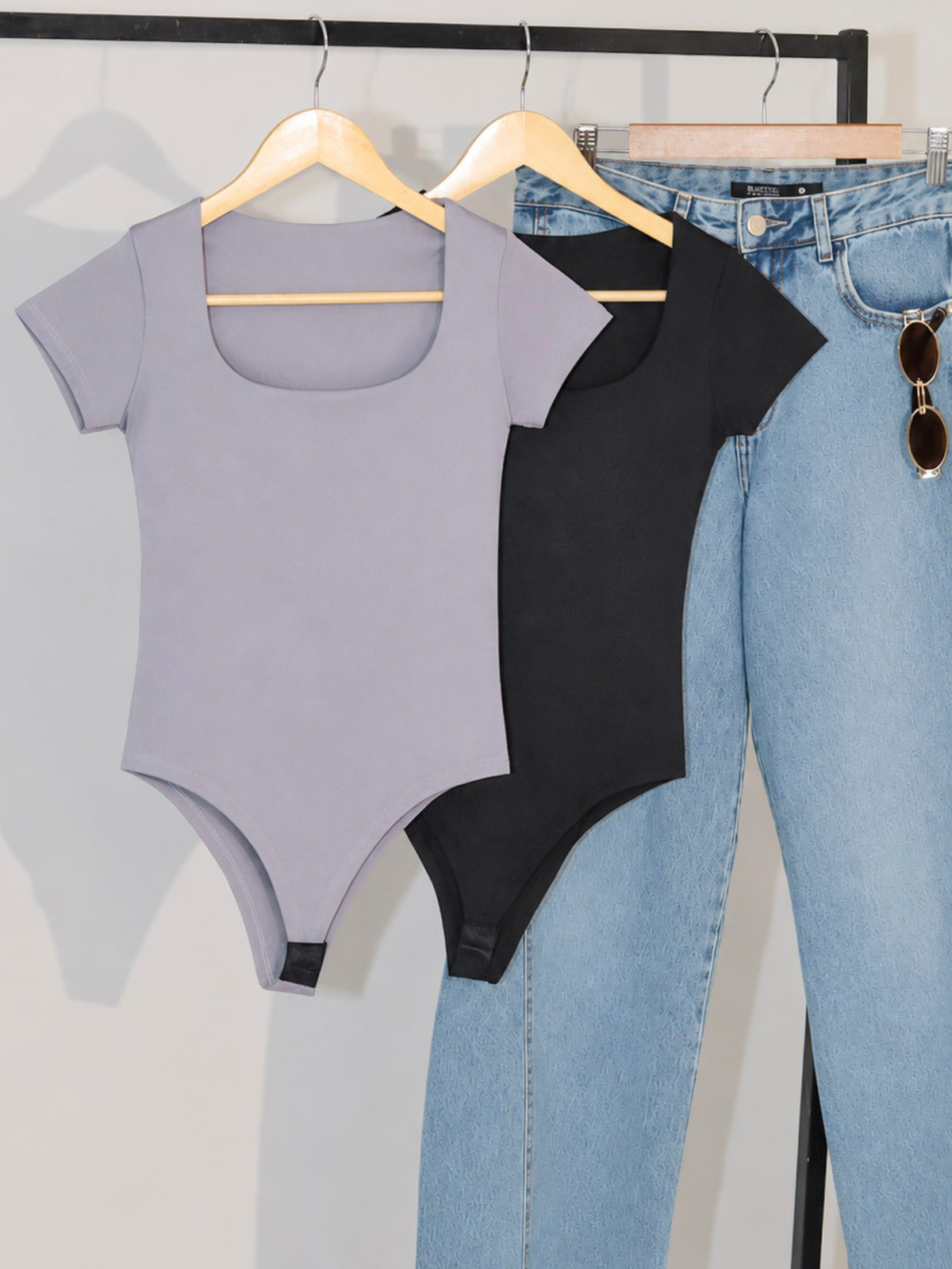 Kit 2 Body Manguinha Feminino