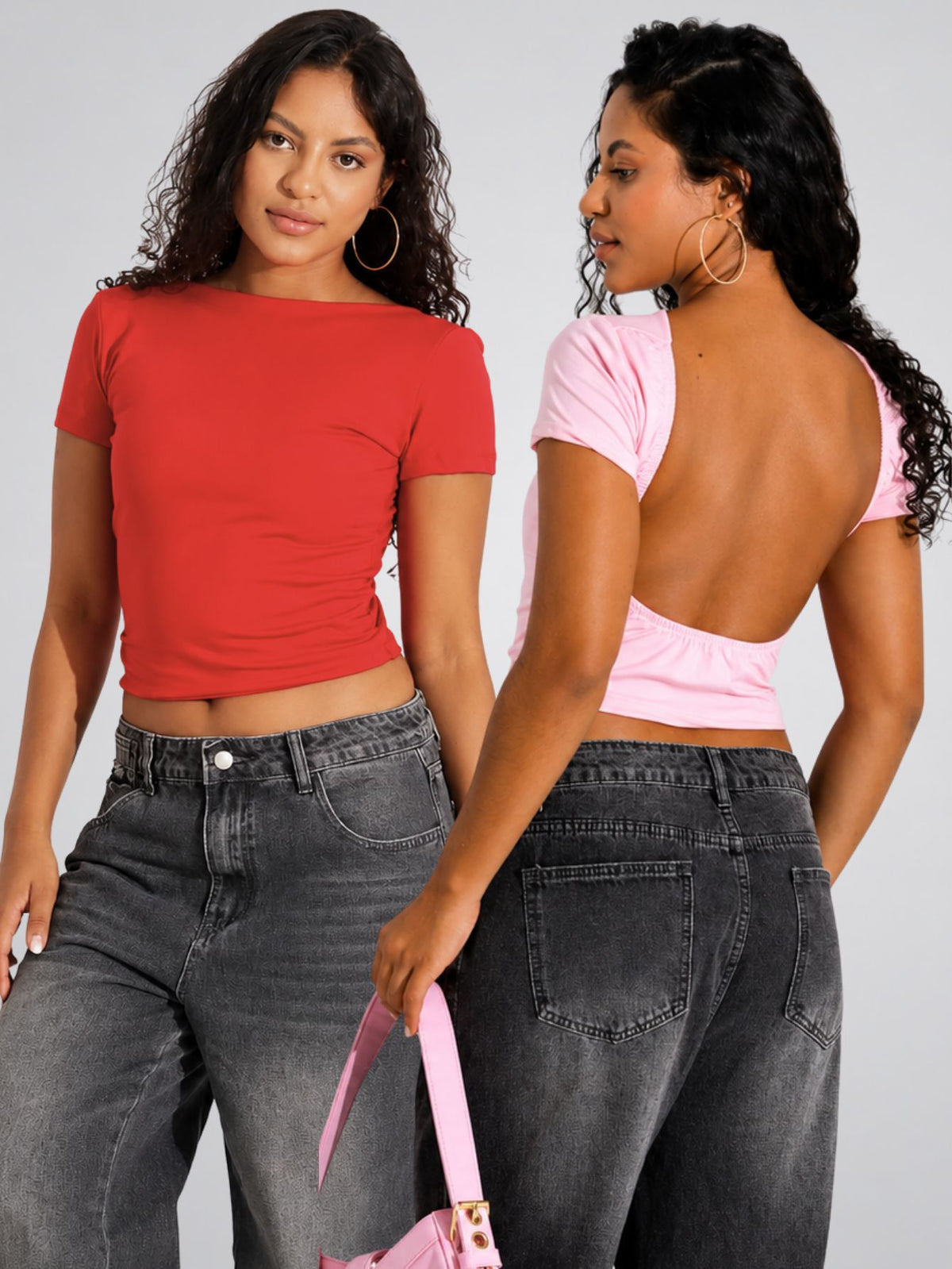 Kit 2 Blusa Costa Nua Feminina