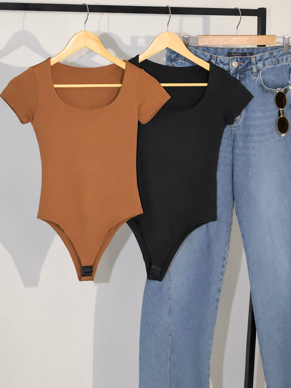 Kit 2 Body Manguinha Feminino