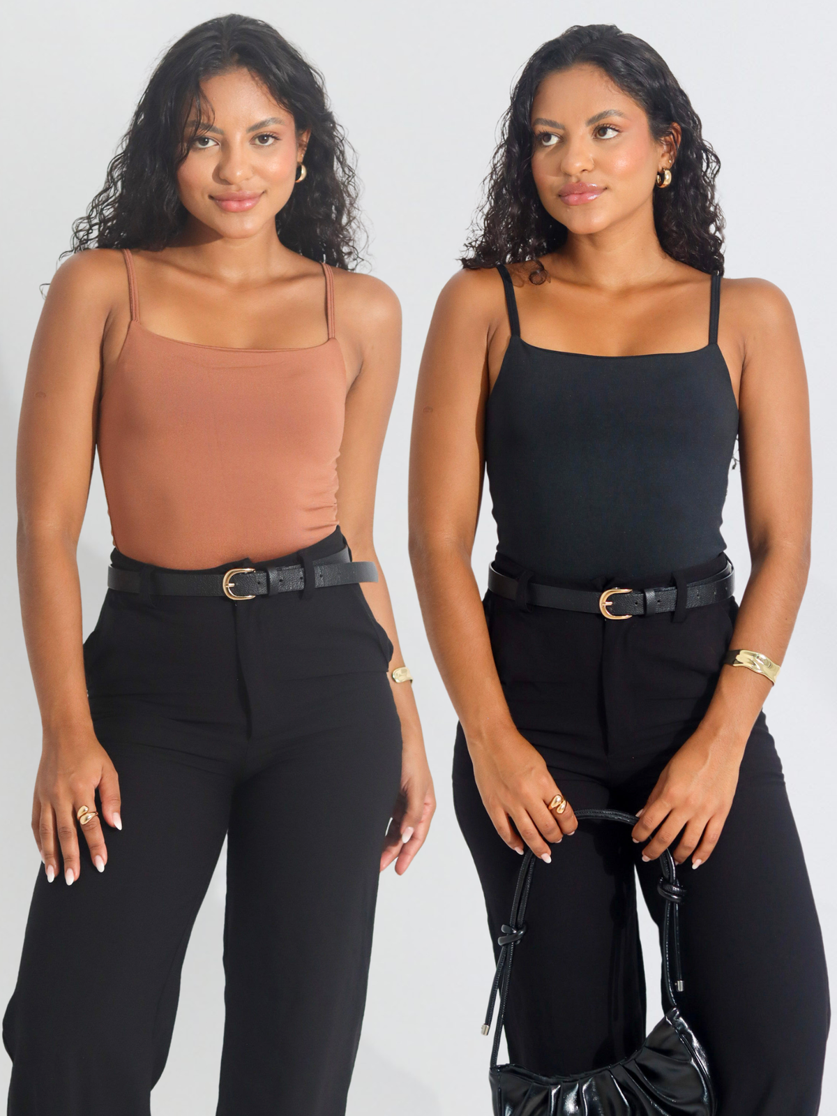 Kit 2 Body Alça Fina Feminino
