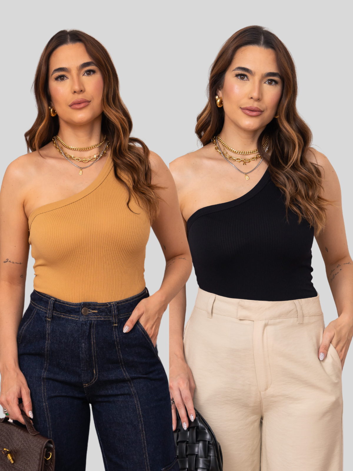 Kit 2 Blusa Mula Manca Canelada