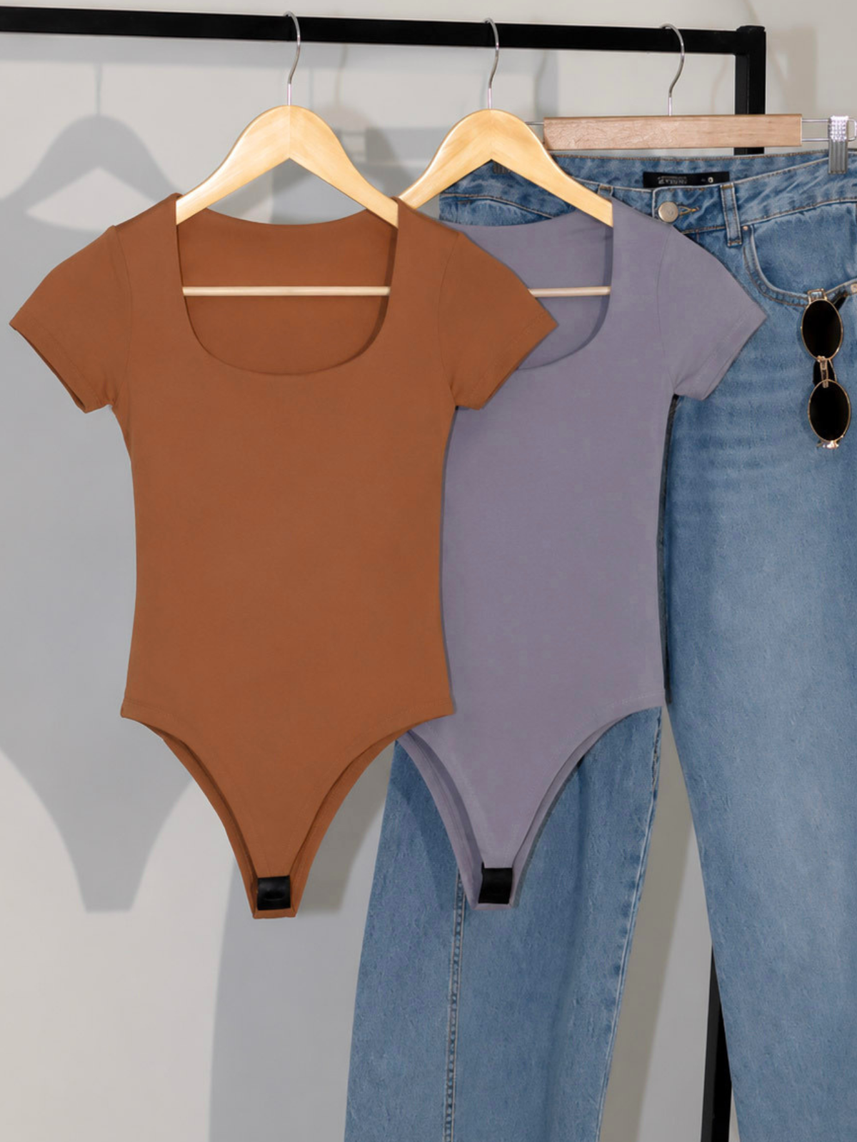 Kit 2 Body Manguinha Feminino