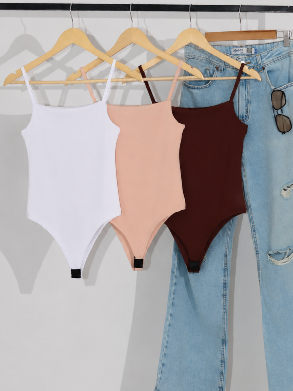 Kit 3 Body Alça Fina Feminino