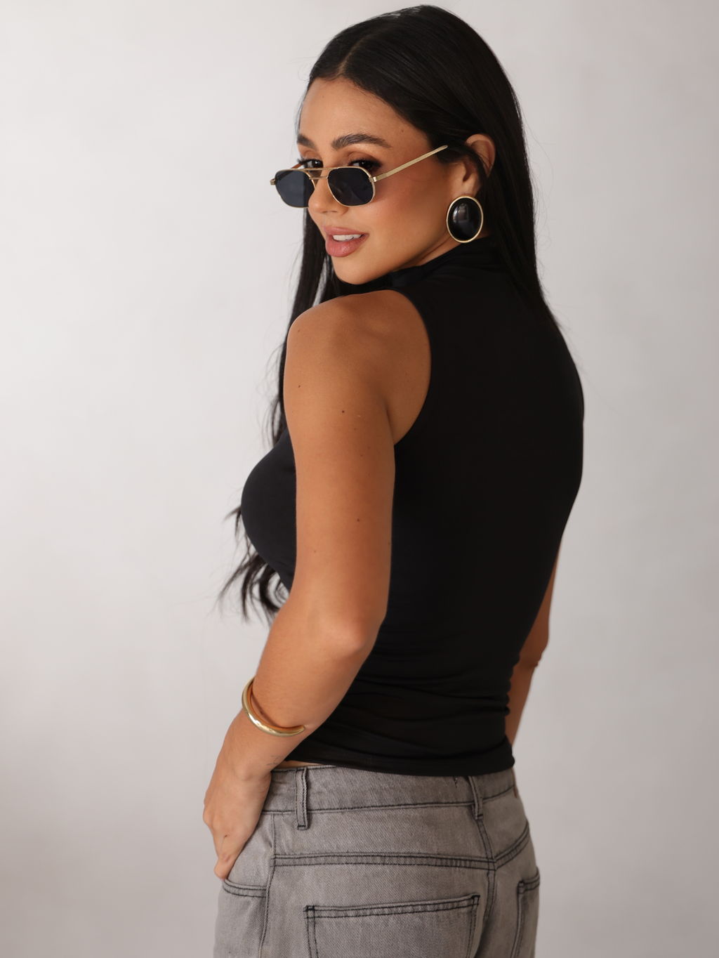 Blusa Feminina Gola Reta