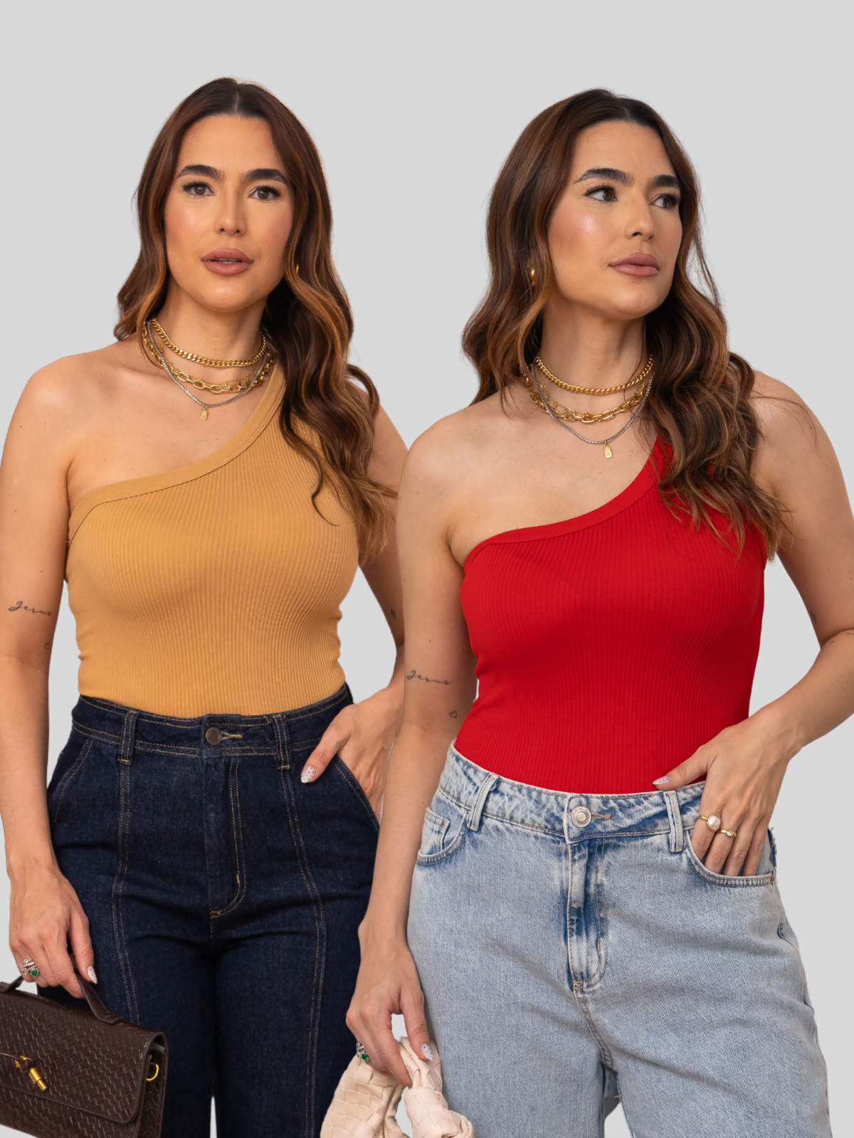 Kit 2 Blusa Mula Manca Canelada