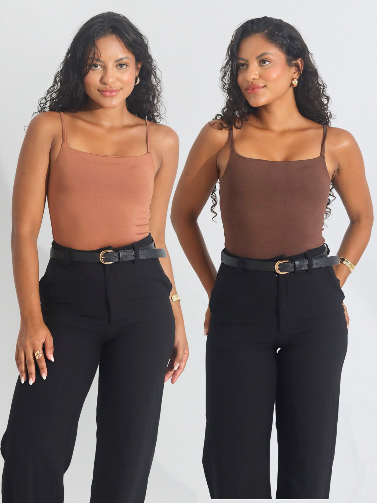 Kit 2 Body Alça Fina Feminino