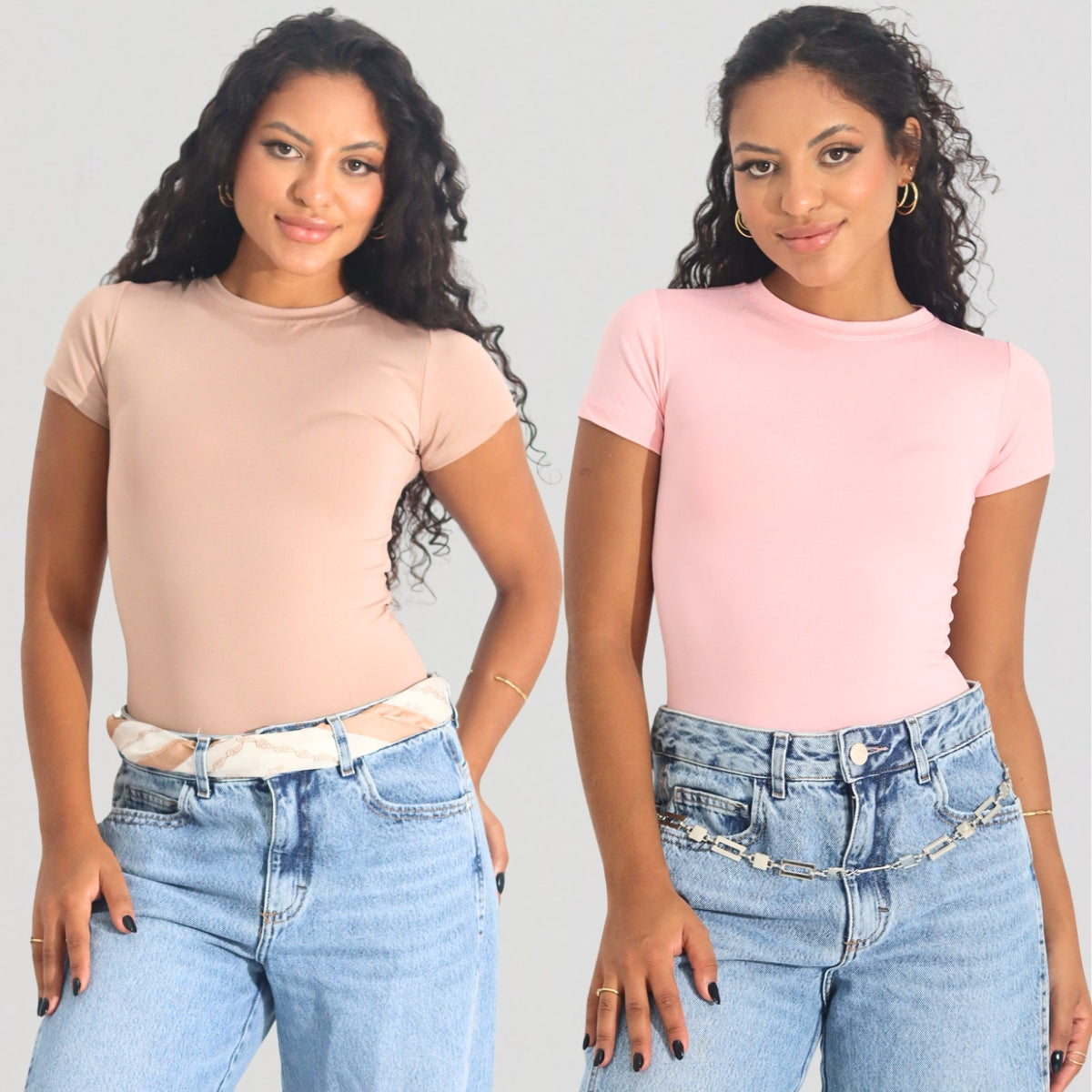 Kit 2 Body Careca Feminino