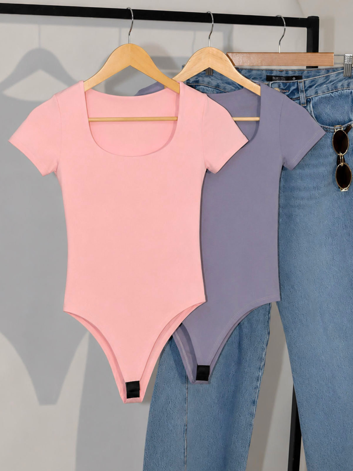 Kit 2 Body Manguinha Feminino