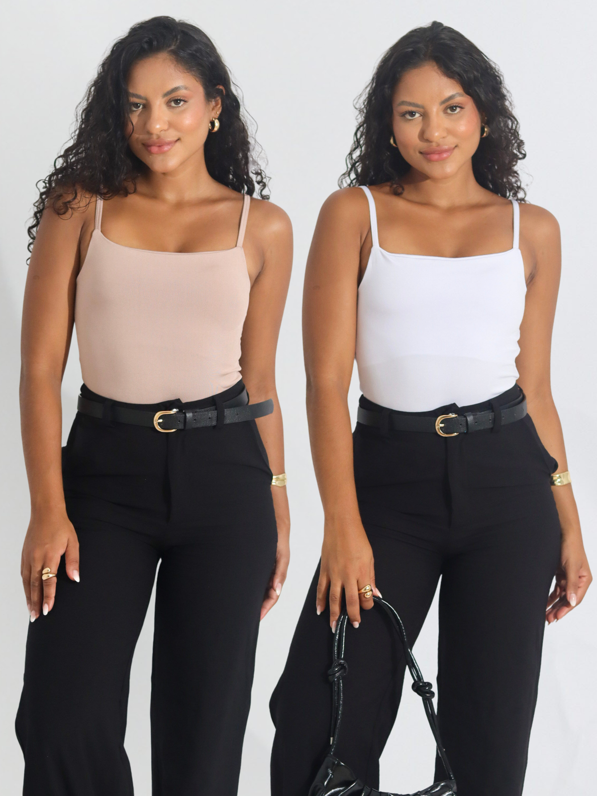 Kit 2 Body Alça Fina Feminino