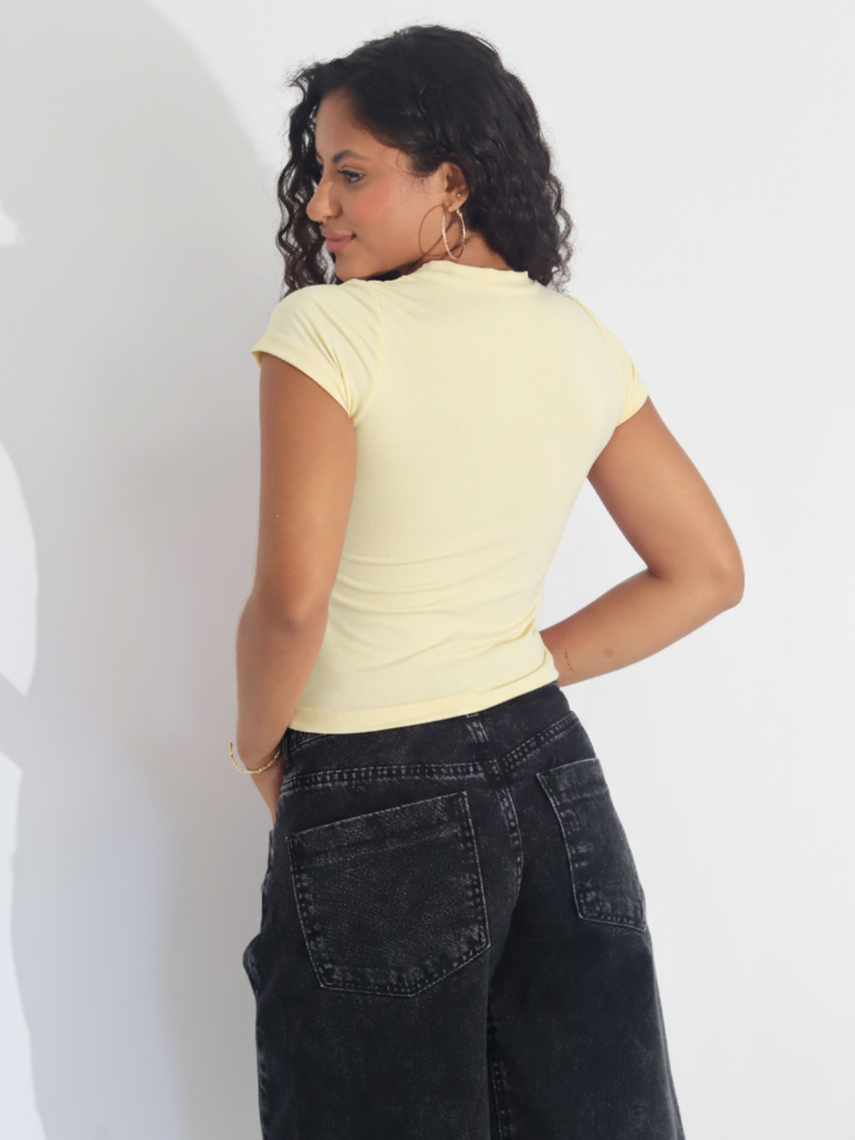 Blusa Baby Tee Feminina Slim