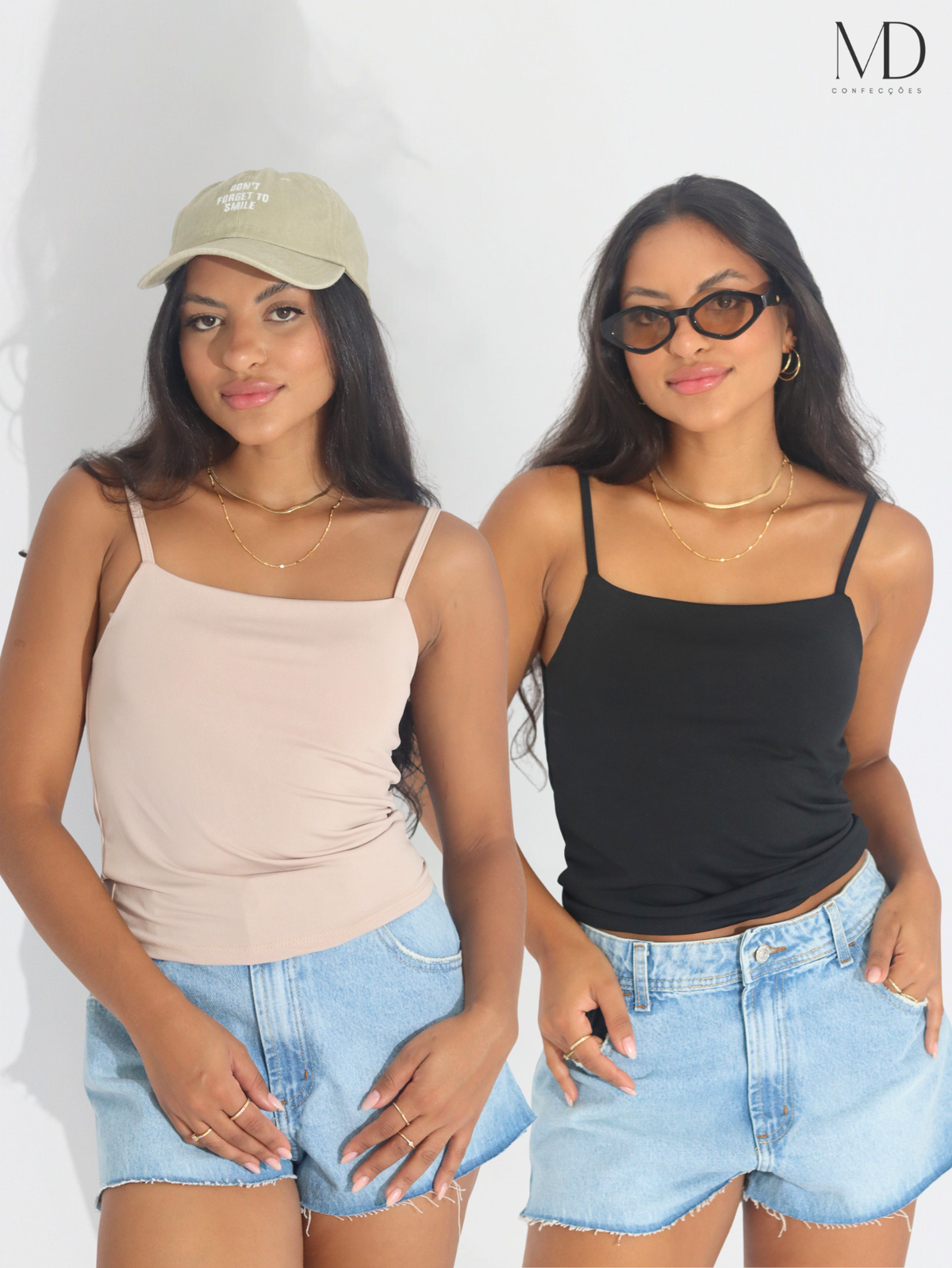 Kit 2 Cropped Regatinha Feminino