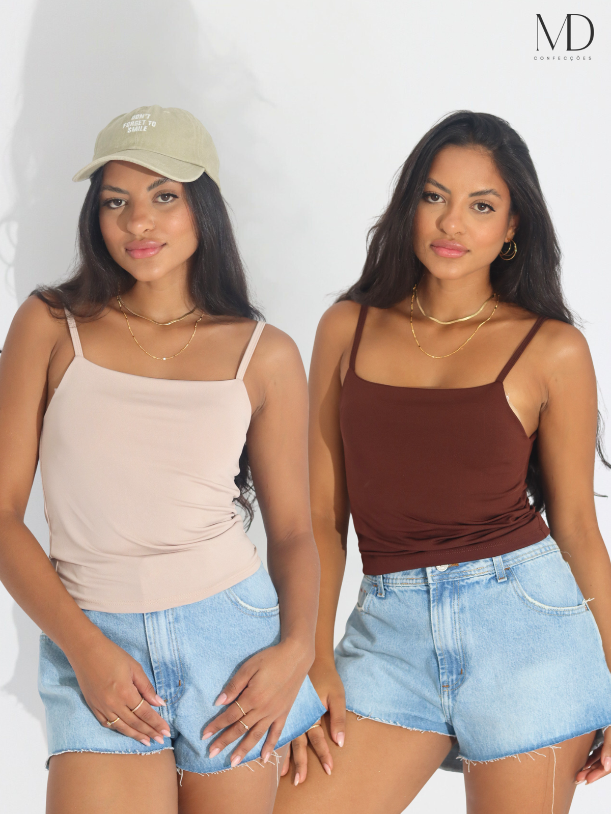 Kit 2 Cropped Regatinha Feminino